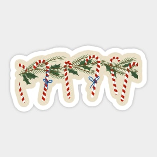 Candy Cane String Sticker